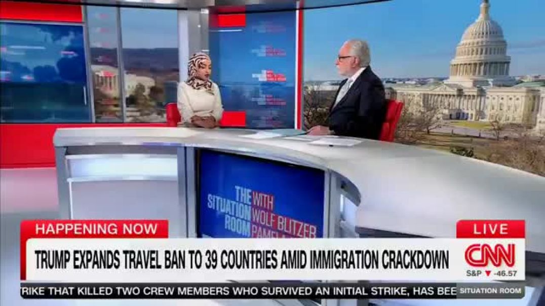 Ilhan Omar is PANICKING after Trump’s massive 3rd world travel ban, calling it “cruel and inhumane”