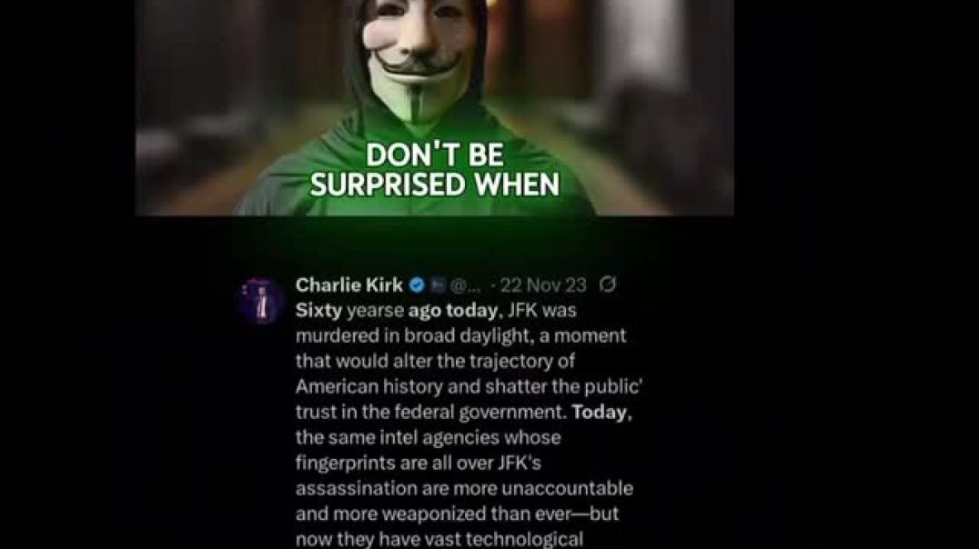 Anonymous: Charlie Kirk’s Warning – Spoken Two Years Before His Assassination