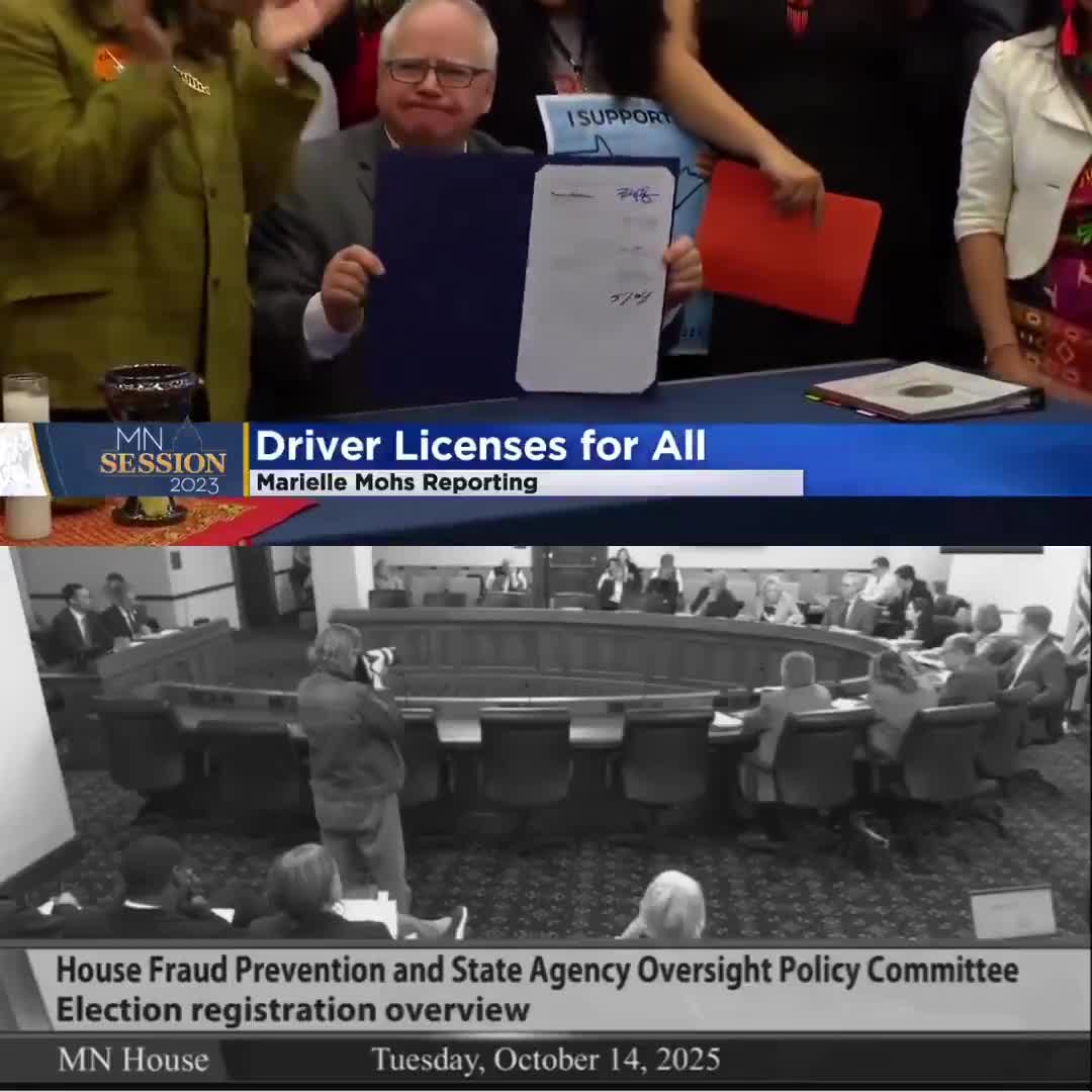 MN Gov. Walz signed a law to let illegals get driver licenses in 2023. Minnesota officials confirm it's now possible for them to vote.