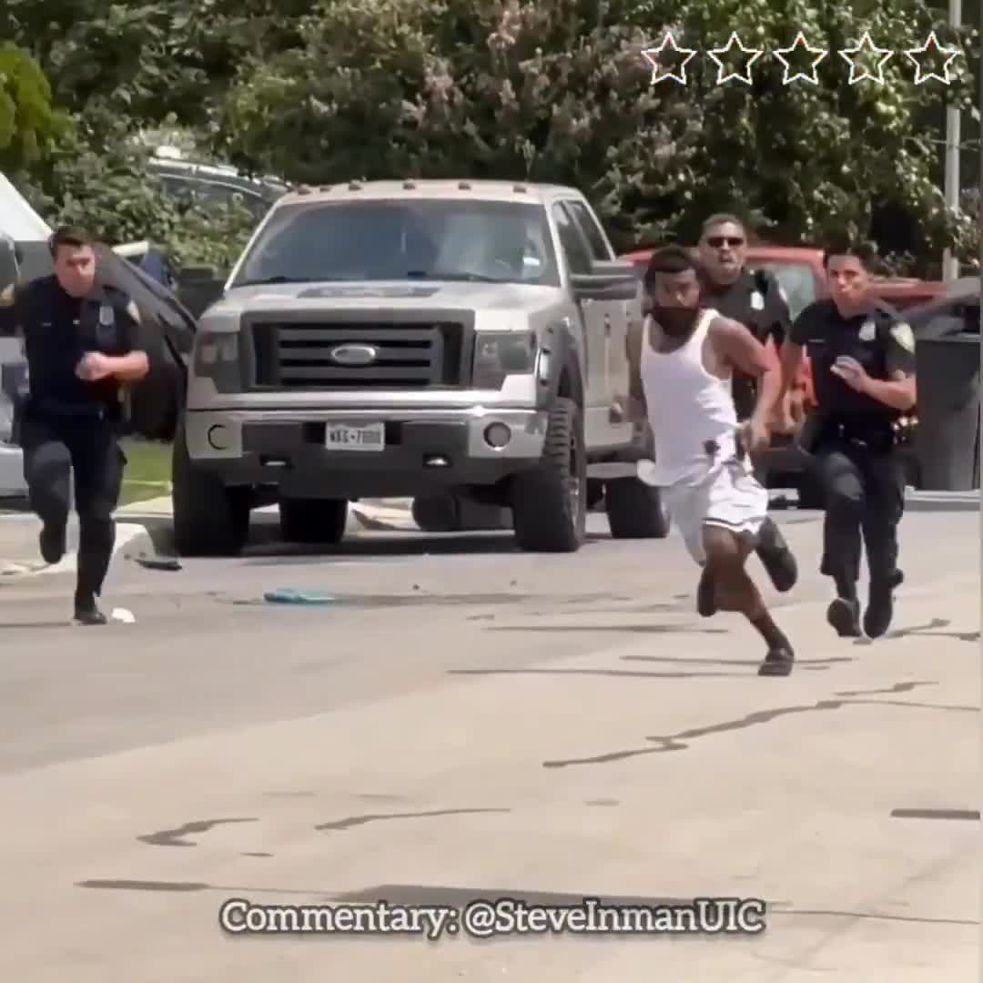 He tried to get away. He failed.