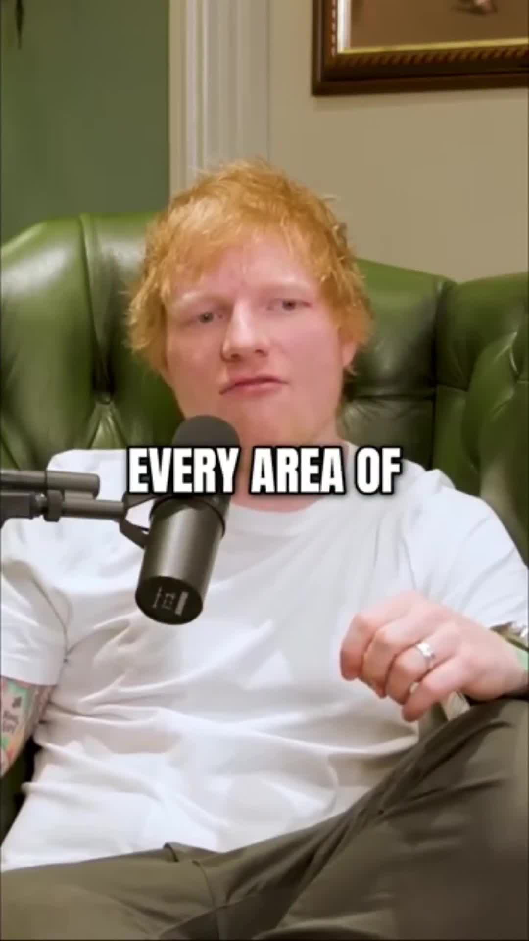 Ed Sheeran is asked where are the most dangerous places in London now?  He replies: 