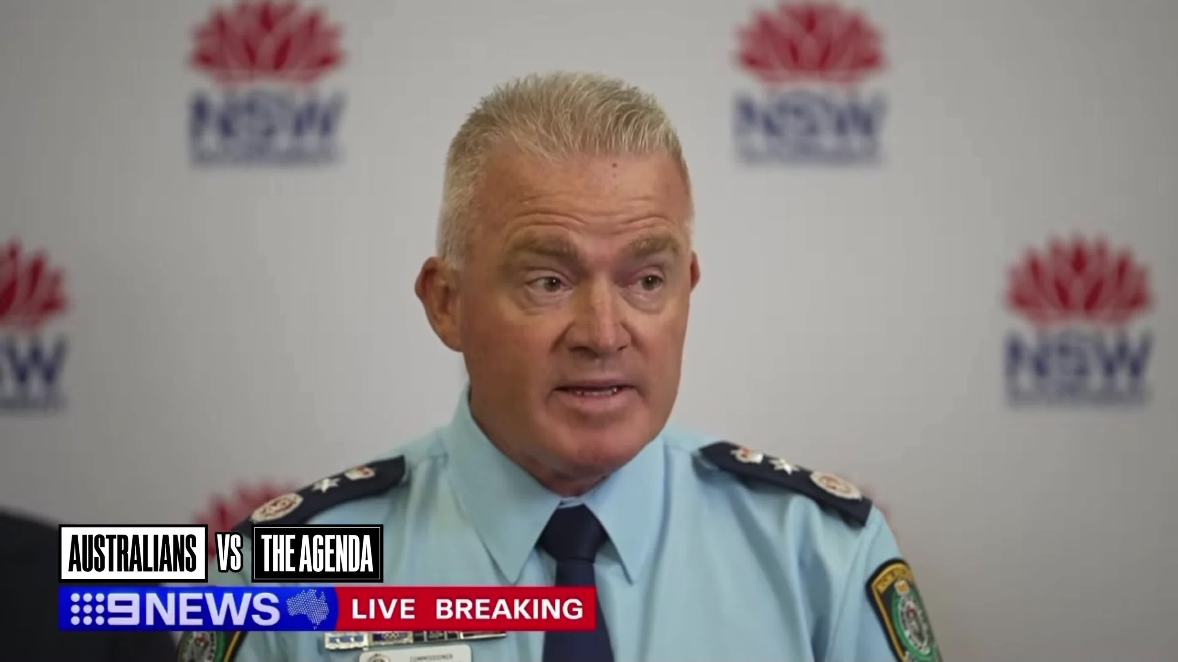 NSW Police Commissioner Mal Lanyon says the seven men arrested in Liv...
