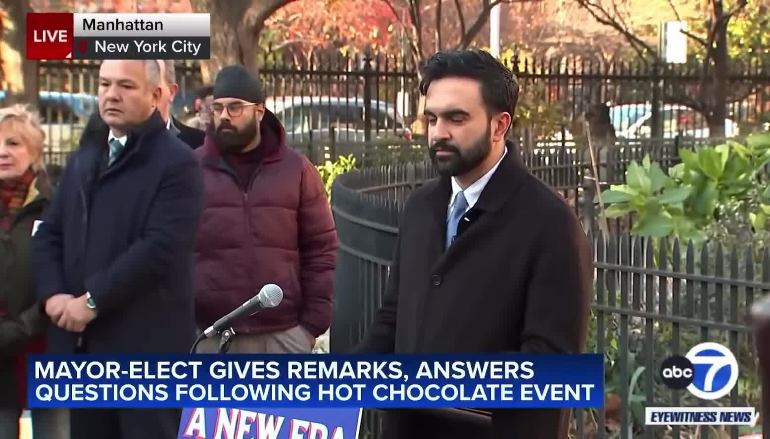 BREAKING: Mayor-elect Mamdani says he's banning the clearing of homeless camps in Manhattan