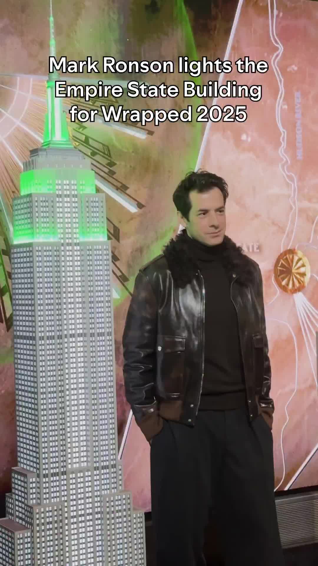 Wrapped hits different when Mark Ronson turns the Empire State Building @Spotify green.