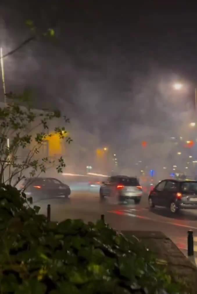 🇧🇪 Brussels last night after Morocco won a game in the African Cup