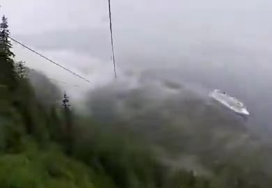 Who came up with this idea to put a zip line over the mountains