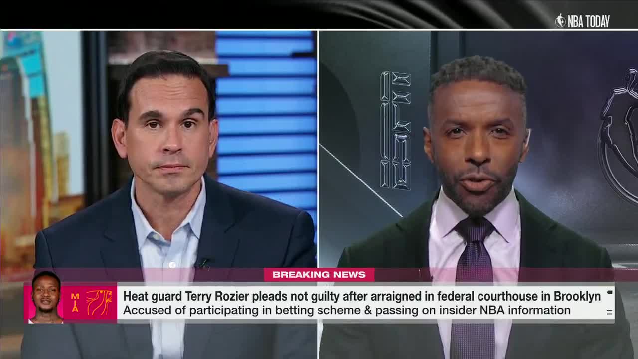 Legal analyst @ryansmithtv explains what's next for Terry Rozier after he pled not guilty of participating in a betting scheme and passing on insider NBA information.