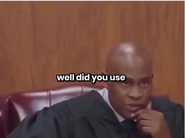 The judge knew but he just kept playing 😭