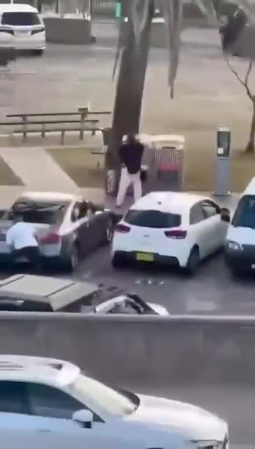 Hero bystander tackles gunman