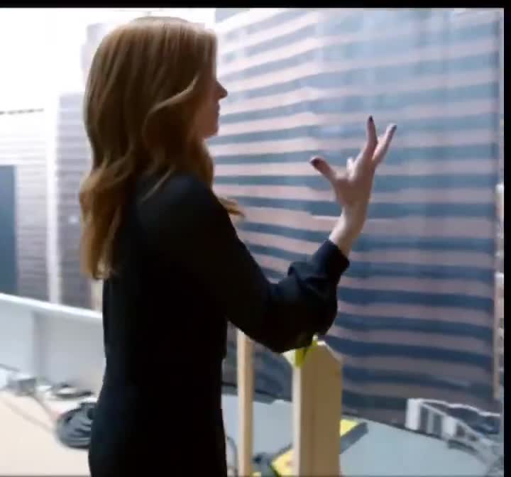 the background in Suits was just a big curtain