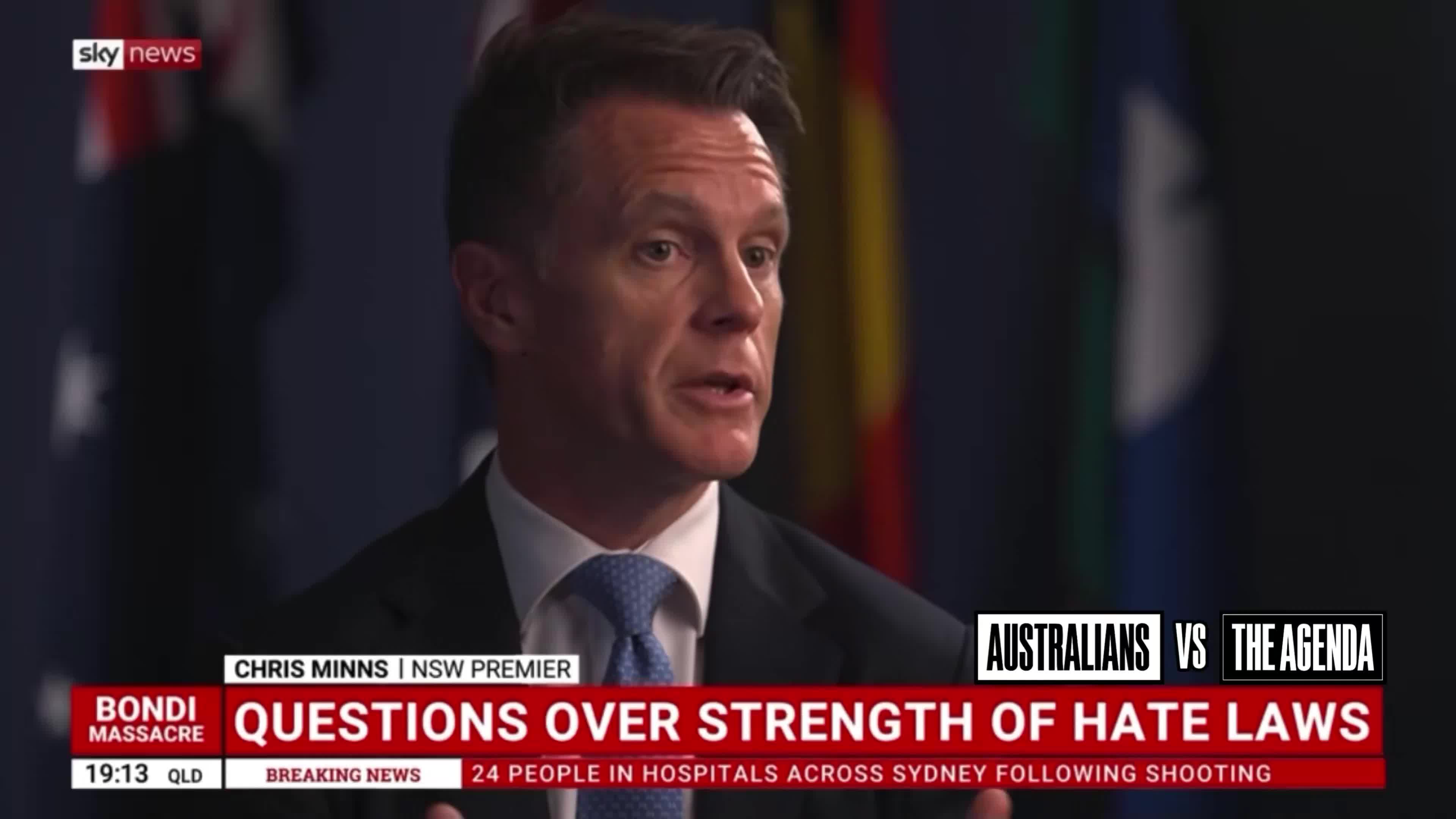 NSW Premier Chris Minns has made a sensational Freudian slip while di...