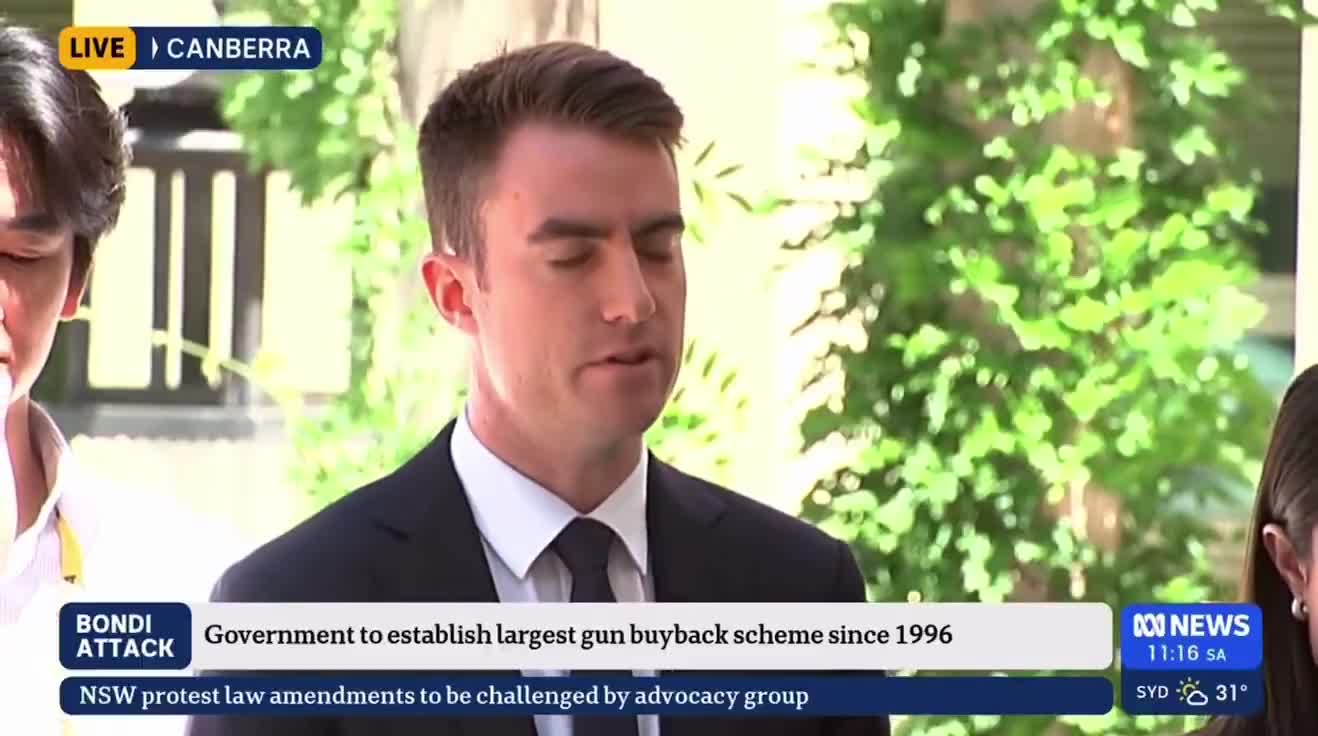 Anthony Albanese speaks from Prime Minister’s Courtyard at Parliament...