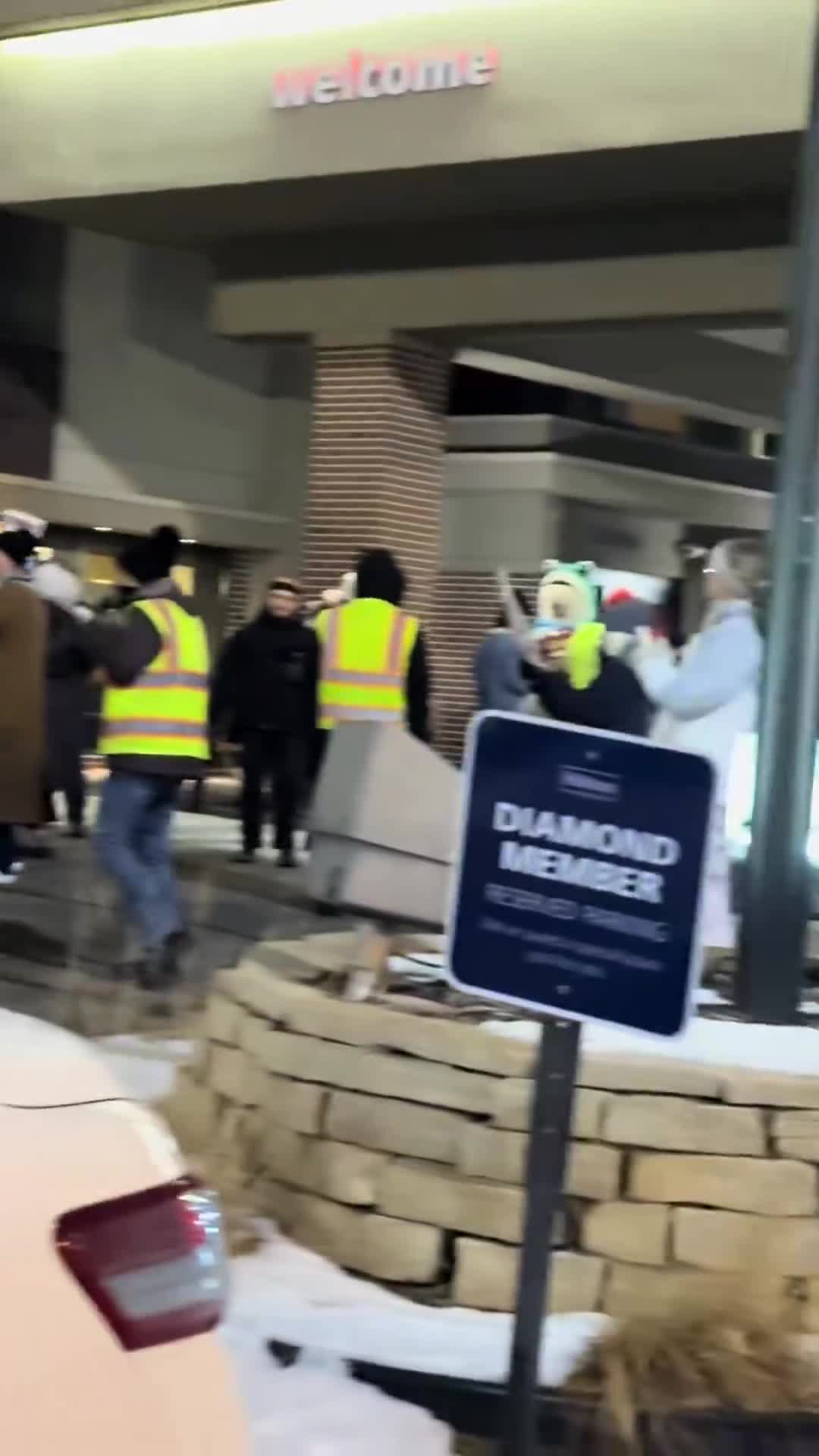 Leftists in Minnesota held a protest outside a hotel where ICE agents...