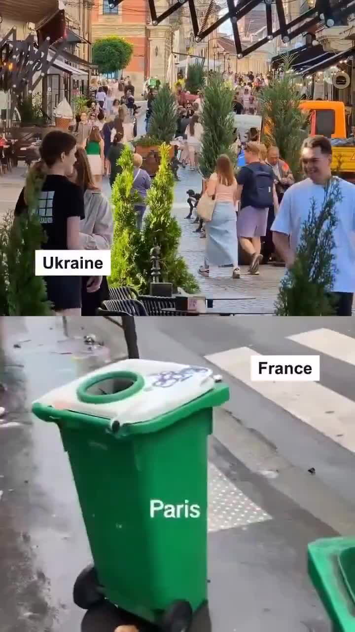 One country has been at the centre of one of the worst wars in recent decades, one country hasn’t.