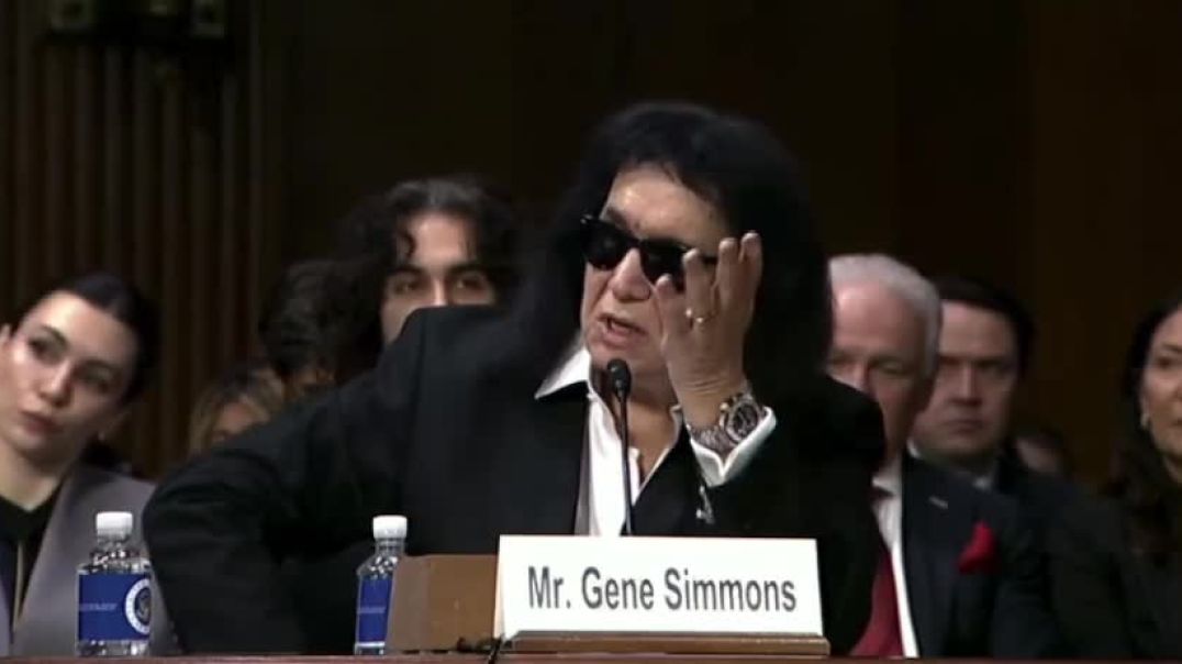 Senate Committee on the Judiciary holds a hearing on protecting songwriters in the digital age, featuring Gene Simmons from the rock band KISS