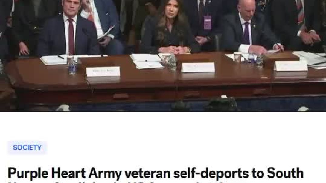 Democrats CAUGHT in massive fake news operation in DHS Sec. Kristi Noem hearing - lying that President Trump deported a Veteran to South Korea