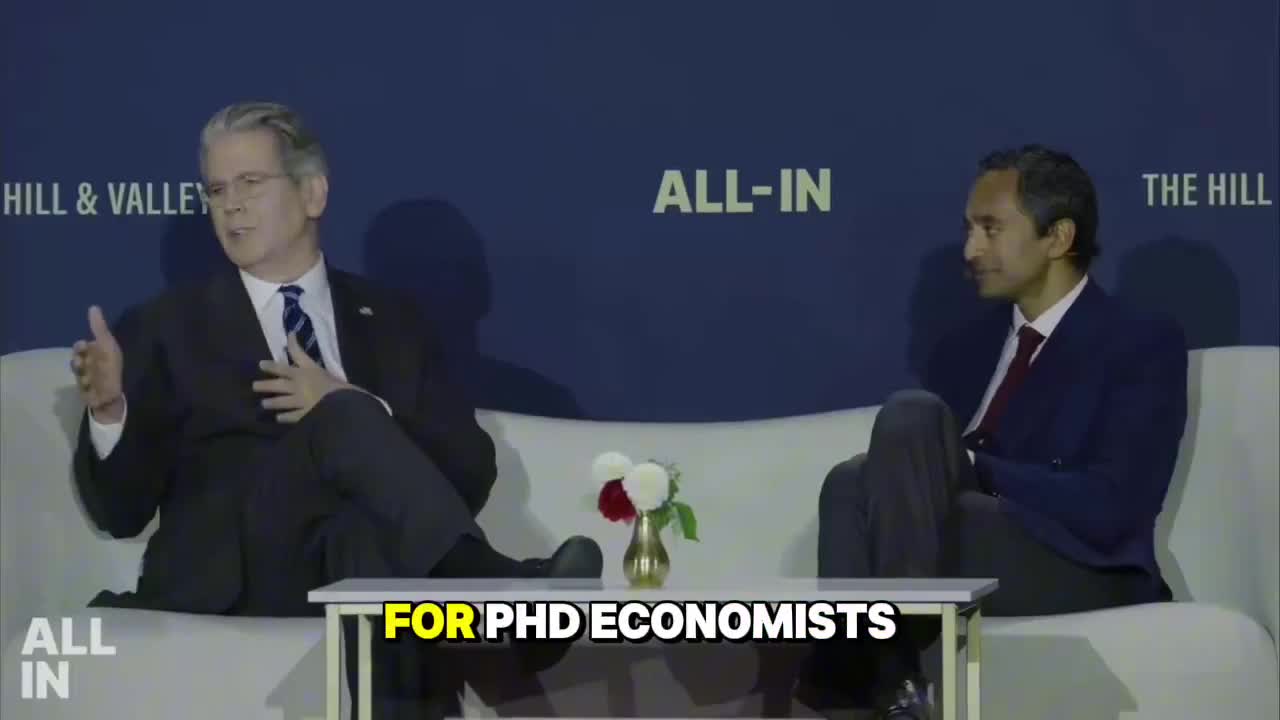 BESSENT: The Fed has turned into a Universal Basic Income project for PhD Economists.   I'm not sure what they do. They are never right.  If air traffic controllers did this, no one would ge...