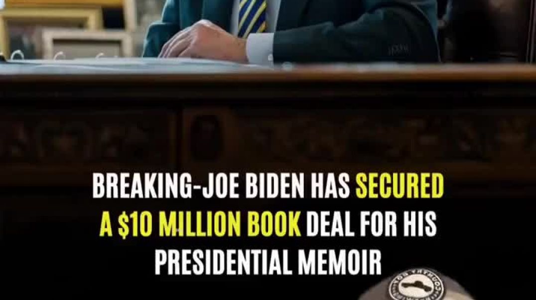 BREAKING: Joe Biden has secured a $10M book deal for his Presidential memoir.  "This is historic news since this will be the largest coloring book contract in recorded history."