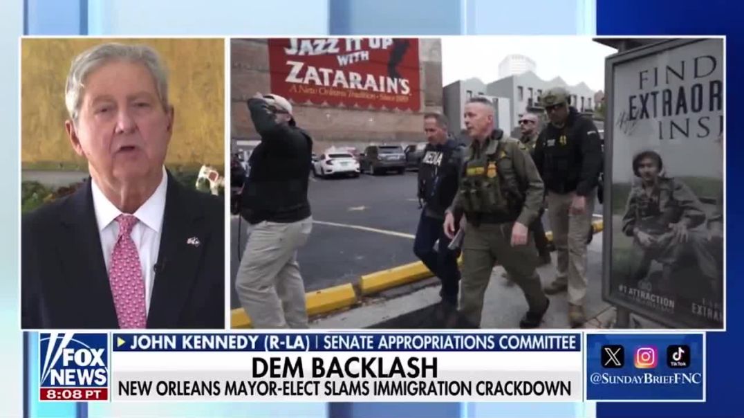 JUST IN — SEN. JOHN KENNEDY NAILS IT: “Legal immigration is legal, and illegal immigration is illegal — DUH!”