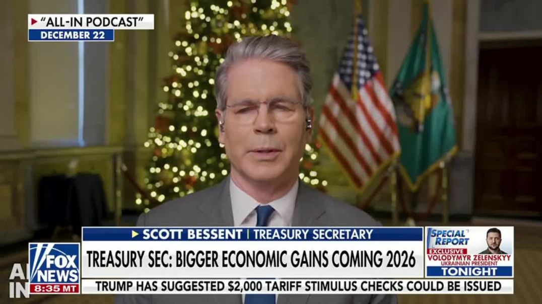 JUST IN: Democrats are TERRIFIED, with Treasury Sec. Scott Bessent confirming an economic BOOM is coming in 2026