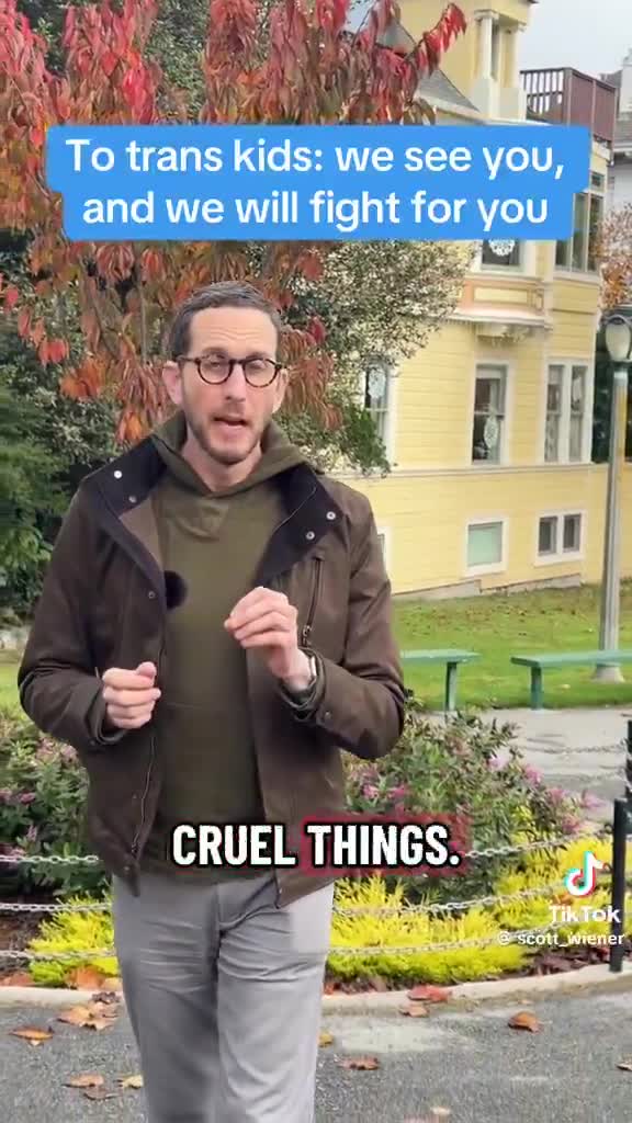 California State Senator Scott Wiener who attends public p*** parties...