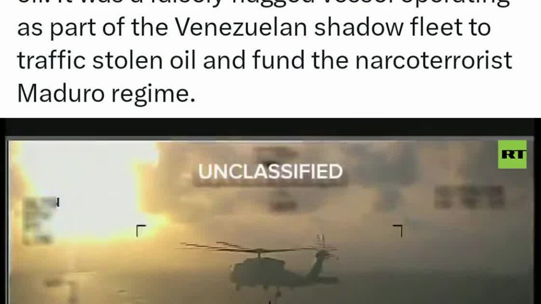 WH clarifies: seized tanker carrying 'SANCTIONED OIL’, 'falsely-flagged vessel'  Part of 'Venezuelan shadow fleet'