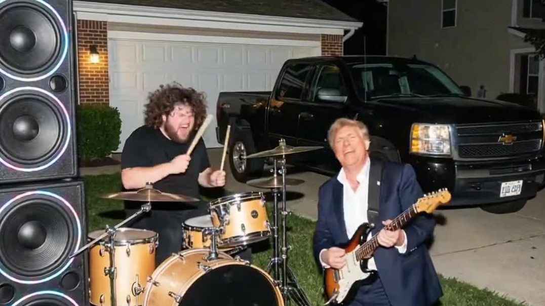 OMG - 😂😂😂😂  Tim Walz gets a late night visit from Trump and JD Vance  Song - “Retarded” written and produced by DFF