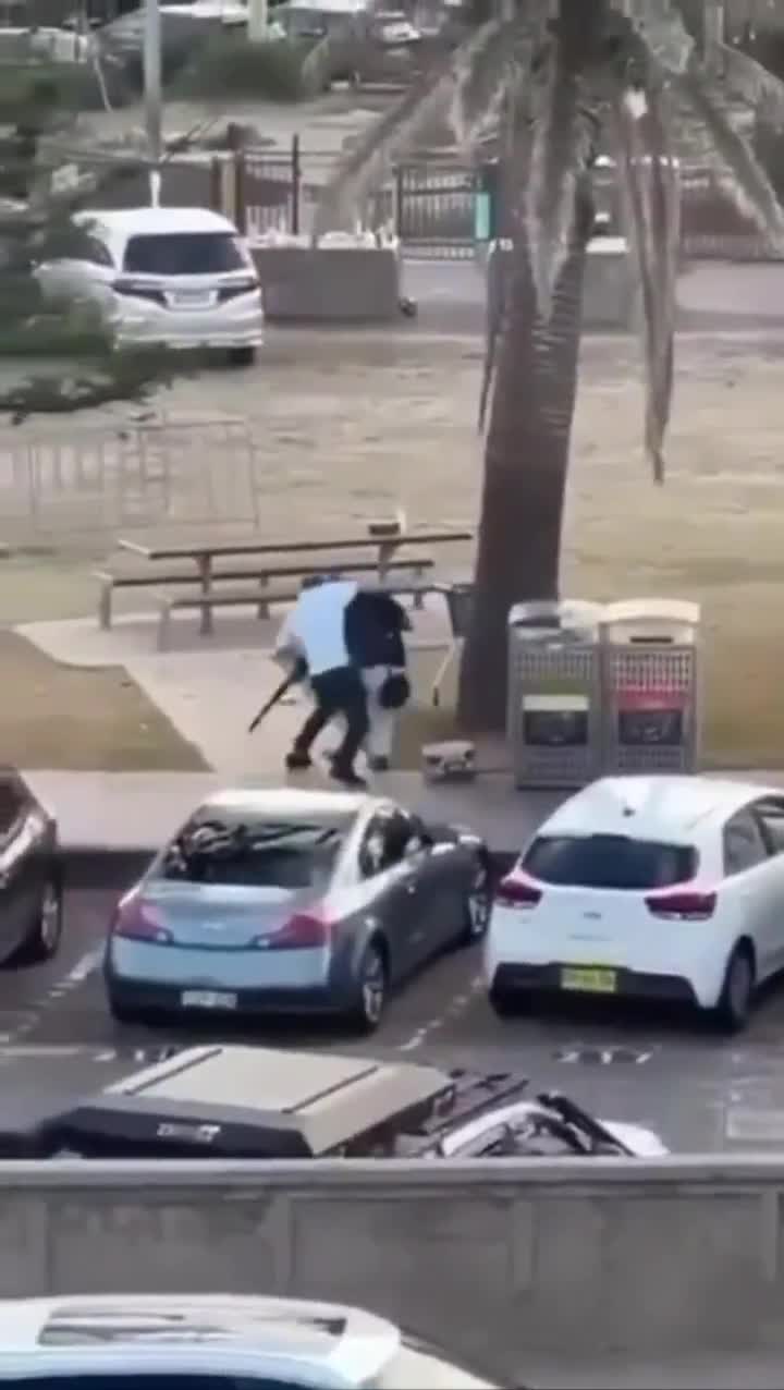 Hero stops lunatic gunman from killing more people in attack in Bondi...