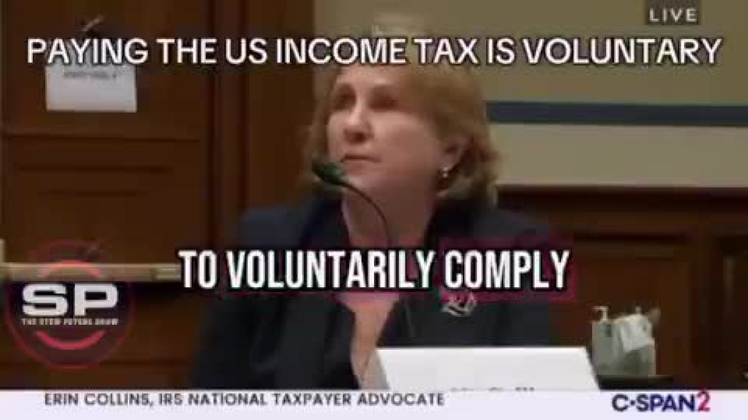Top brass at the IRS tell congress that paying taxes is completely VOLUNTARY and that the IRS solely relies on “VOLUNTARY COMPLIANCE”.