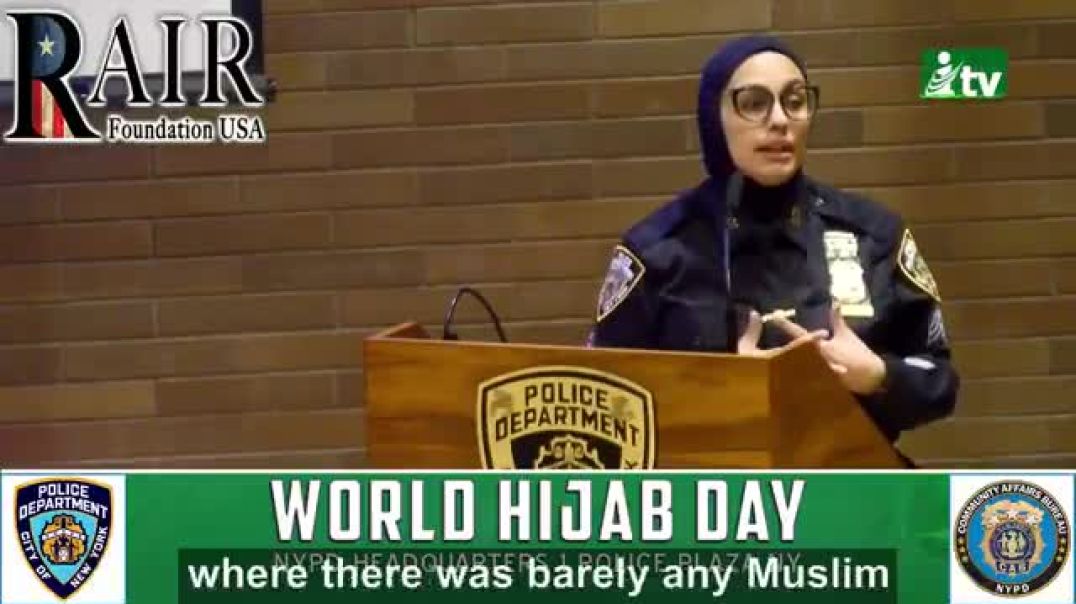 New York Police aren’t just encouraging women in the police force to wear hajibs, they’re encouraging the public