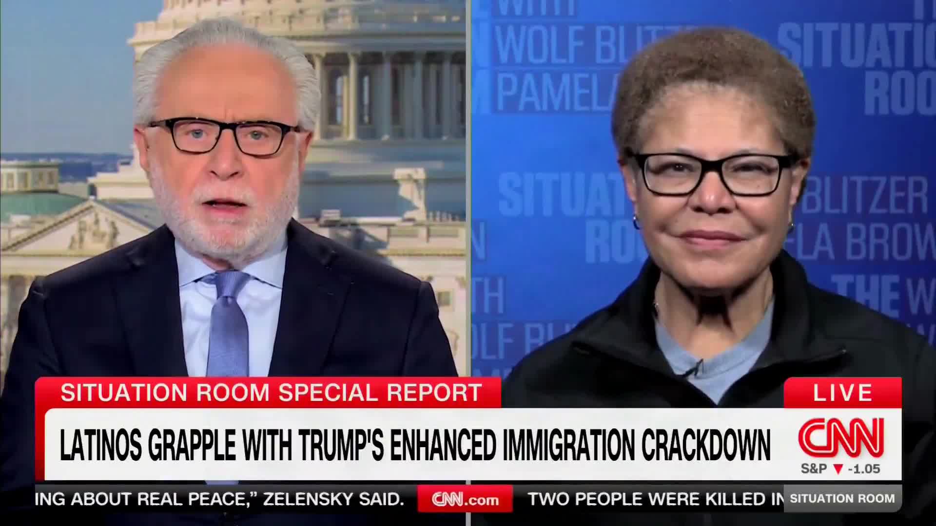 Democrat LA Mayor Karen Bass thinks that Hispanic-Americans who work for ICE are only in it for the money.
