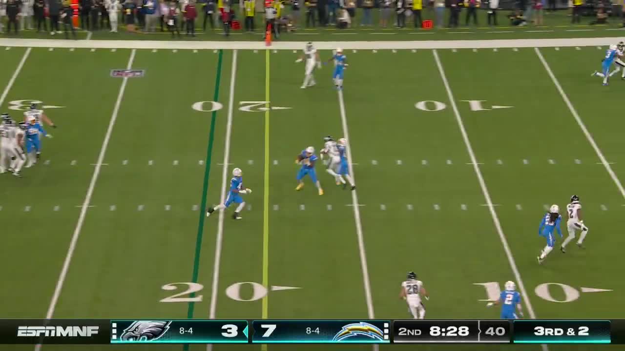 HURTS THREW A PICK, GOT IT BACK, THEN FUMBLED 😱   CHARGERS BALL ⚡