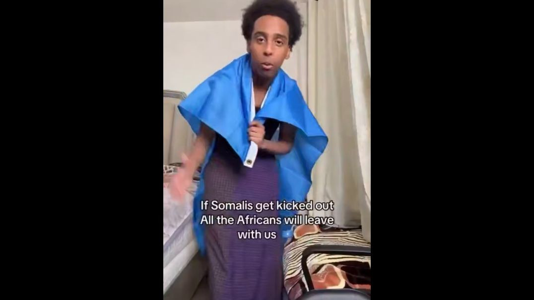 Mental Illness is real: SOMALI MAN WARNS MAGA: "If you're kicking out Somalis, you have to kick out every one else. All the Africans. You have to kick all of us out together!"😭🤡