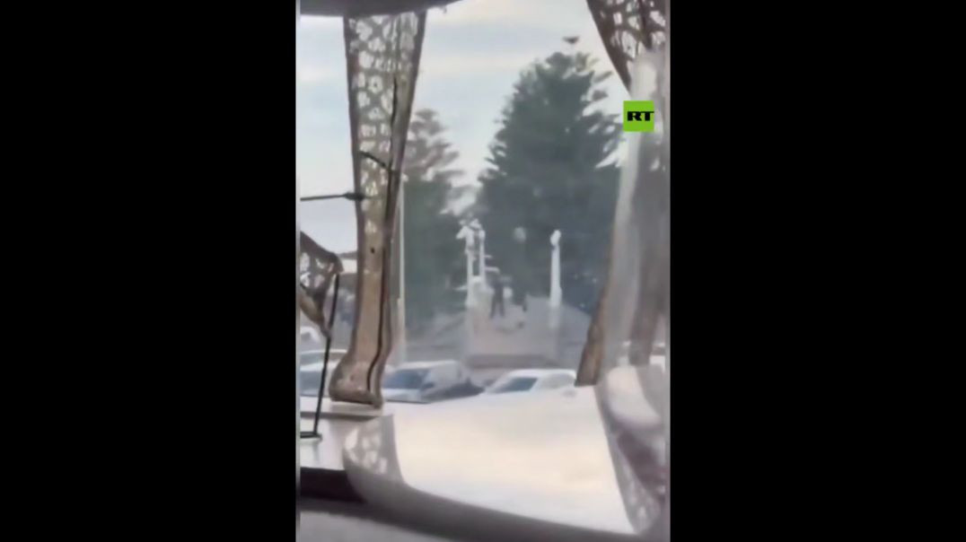 ❗ Exact moment shooter FIRES on crowds at Bondi Beach  'They're shooting, get down!'  Chaos erupts as victims COWER in nearby restaurant