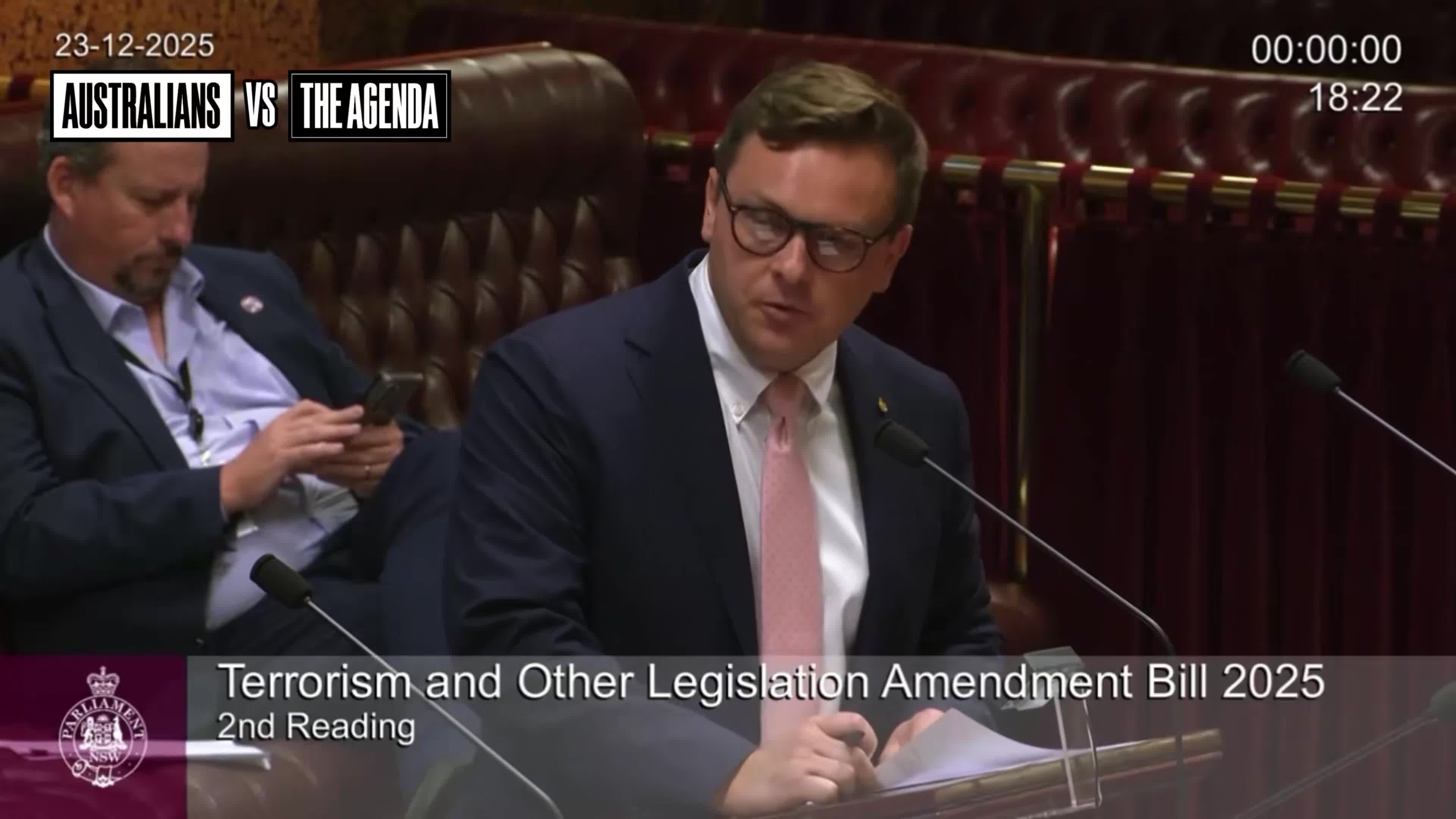 NSW MLC Taylor Martin has taken aim at the NSN while outlining the gr...