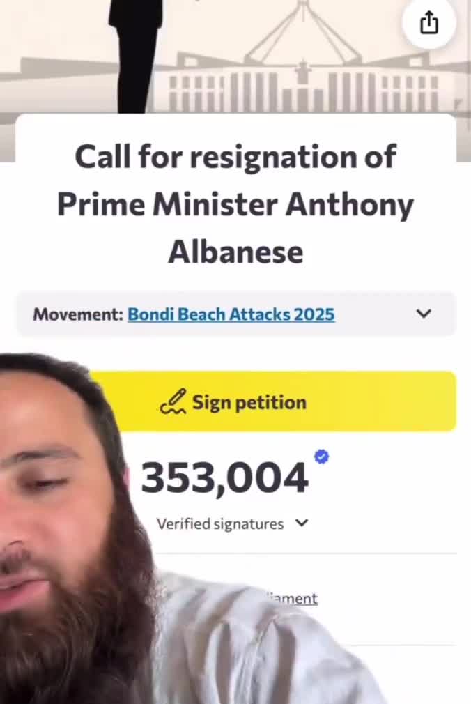 Call for resignation of Prime Minister Anthony Albanese