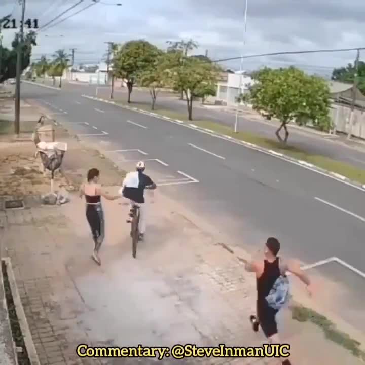 Bike Thief vs. The Discount Karate Kid
