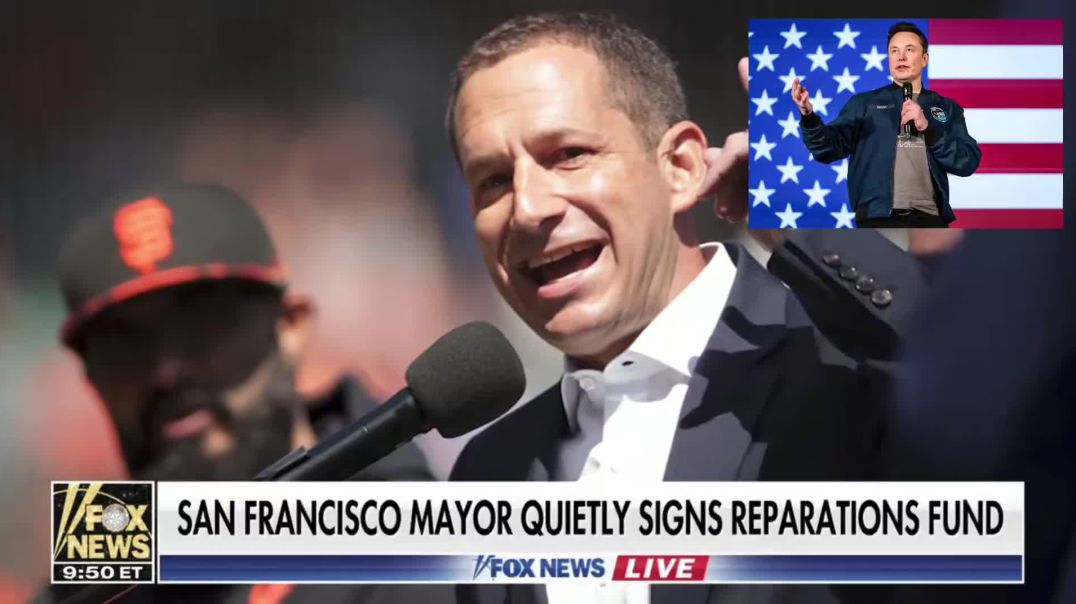 WATCH: Elon Musk LIGHTS INTO San Francisco Mayor Daniel Lurie after he created a “Reparations Fund” that would potentially grant black residents $5M each. “California didn’t even have slaves!”