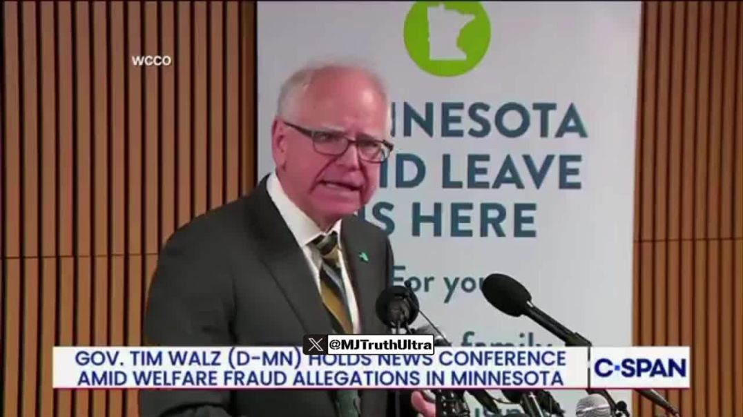 There it is…  Tim Walz admits he’s not running for reelection because he’s afraid he’ll be held accountable for the for the Somali fraud