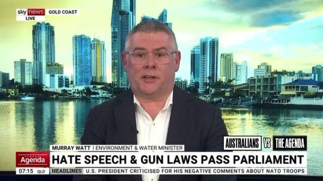Labor Senator Murray Watt says the hate speech bill has been misrepresented and argues the public should not fear the government misusing these powers to restrict freedoms.