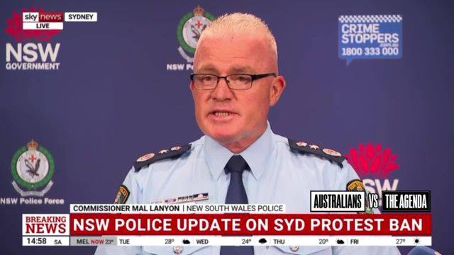 NSW Police Commissioner Mal Lanyon has extended the protest ban for another 14 days but with a significantly reduced scope.