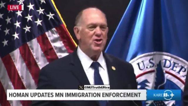Tom Homan:   “I’m pleased to announce I had a very good meeting with AG Ellison and he has clarified for me that county jails may notify ICE of the release dates of criminal public safety risks so ICE can take custody of them upon their release form jail.”