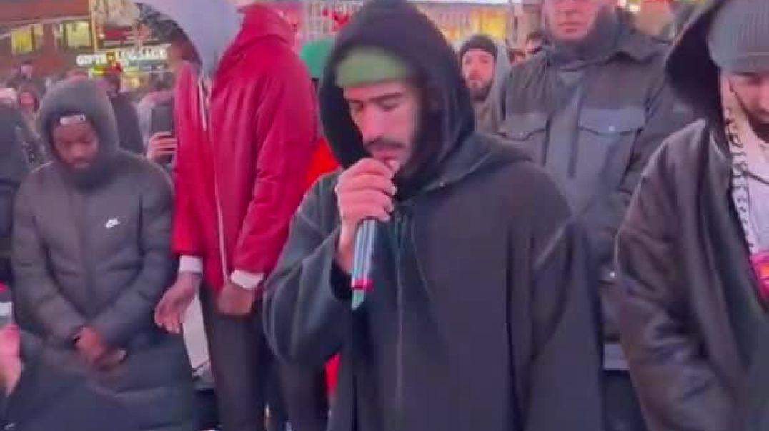 This is New York, or as we should call it now, Al’Manhattan.  Now they got their town hall, they’re gonna hijack every public space to blast their war cry ALLAHU AKBAR.