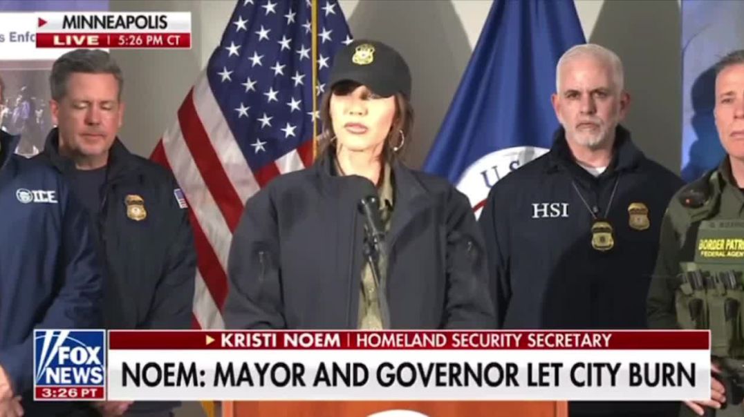 Noem remarks on the deadly ICE involved shooting