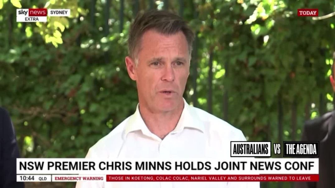 NSW Premier Chris Minns says he supports Police Commissioner Mal Landon’s blanket ban on protests for another 14 days and cannot guarantee it won’t be extended again, potentially preventing protests on Australia Day.