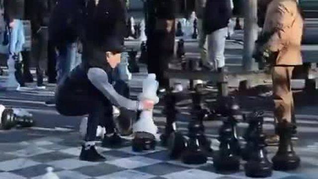 Muslim in Switzerland destroys an outdoor chess board as it's considered "haram".  Offended by everything, ashamed of nothing.   Deport this pleb back to the 7th century.