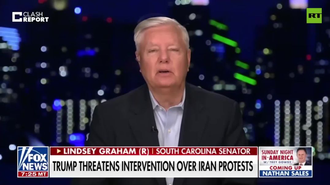 Iranians are in 'OPEN REVOLT' — Lindsey Graham's hungry for more regime change  'Unlike Obama, President Trump has not turned his back on the people of Iran'