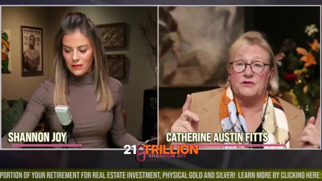 Catherine Austin Fitts says agencies and politicians in Washington, DC have stolen $55 TRILLION from the US since 2008