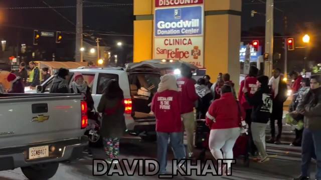 🚨 IT’S OFFICIAL: The leftist agitators are paid and got CAUGHT packing up all their equipment after clocking out of their designated protest time  David Khait got the entire thing on video and they’re furious  It’s COMMUNIST DOLLARS!