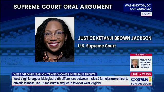 Justice Jackson is outraged that people are 